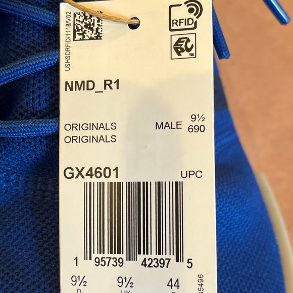 Adidas NMD_R1 Royal Blue Men's Size 10 - Picture 3 of 8